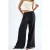 Wijde Pijpen Drawstring Taille Broek met Zakken