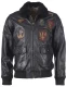 Top Gun leren jas TGJ1001