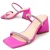 Montevita Heel Sandal Sanndarey2 in Fuchsia