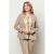 &Co Woman regular high waist casual broek taupe