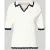 Christian Berg Woman Gebreid shirt met polokraag en V-hals