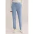 WE Fashion tapered regular waist pantalon grijsblauw