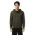 Lacoste Heren-hoodie met volledige ritssluiting van katoenmix en basic logo (Kaki Groen)