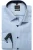 OLYMP Luxor Overhemd blauw, Effen