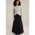 We Fashion Skirt Maxi Length Black