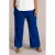 Colletta wide leg regular waist broek blauw