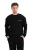 JUSTEVER Crew Neck Geborduurd Opgestikt Fleece Binnenkant Zwart Heren Sweatshirt – Volar