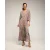 Maxi-jurk met print, V-hals en elastische taille