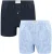 Levi’s Woven Boxershorts 2-Pack Blauw
