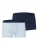 Hanro Boxershorts ‘ Cotton Essentials ‘  lichtblauw / donkerblauw