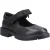 Hush Puppies Astrid Bow Meisjes Zwart Leren Schoenen