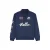 Ballin boxy sweater met backprint – donkerblauw