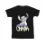 Disney Meisjes T-shirt Lilo And Stitch Ohana Graffiti Katoen (Zwart)