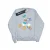 Disney Dames/Dames Donald en Daisy Eend Kus Sweatshirt (Sportgrijs)