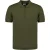 No Excess Pullover short sleeve polo zip soli dark moss