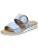 Rieker Muiltjes  lichtblauw