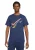 Nike Court Swoosh-logo-T-shirt voor heren in marineblauw
