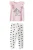 MINOTI Set  pink / zwart / wit