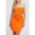 GUESS  Eco Sl Bonni Floral Dres Orange Slushie Multi