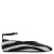 Mango leren ballerina’s met ponyhair en zebraprint zwart/wit
