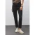 Street One Dames Velours broek in Zwart