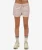 Gestreepte Shorts met Elastische Taille Normale Pasvorm Pink