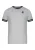 SikSilk Shirt ‘Tournament’  lichtgrijs / zwart