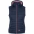 Trespass – Dames Aretha Casual Bodywarmer (Donkerblauw met roze accent)