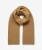Heritage Geribbelde Gebreide Sjaal Brown