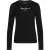 Pepe Jeans Dames/Dames Rond Hals Slank T-Shirt met Lange Mouwen (Zwart)