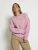 Peppercorn Trui ‘Jessa’  pink / wit
