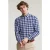 River Woods Custom Fit Checked Shirt Blue/white