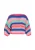 MYMO Oversized trui  navy / turquoise / abrikoos / oudroze