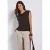 Street One Dames Shirt met decoratieve banden in Bruin