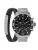 Lucardi Analoog horloge ‘Statement’  zwart / zilver