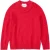 Closed Crew Neck Long Sleeves Knits Fiery Pink