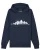 Watapparel Sweatshirt ‘Mountains’  navy / wit