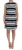 Dolce & Gabbana Blauw Wit Gestreepte Zijden Shift Jurk voor dames