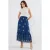 Geprinte Maxi Rok met Bloemenmotief