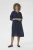 Jurk A-shape blue