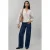 MANGO TEEN geruite blouse – ecru
