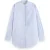 Scotch & Soda Placket Ruffle Shirt Mystic Blue And White Stripes