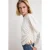 TRENDYOLMİLLA Dames Ecru Effen Lang Regular fit T-shirts