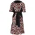 Louis Vuitton jurk met rode en zwarte bloemenprint – jaren 2010