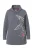 LAURASØN Sweatshirt  donkergrijs / fuchsia / zilver