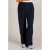 Ivy Beau straight high waist pantalon donkerblauw