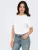 Only Shirt met korte mouwen ONLMONJA S/S STUDS TEE JRS
