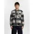 Anerkjendt 901950 akoscar patchwork overshirt 3134 cloud blue