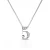 Nummer 5 hangers – Zilver en kristal