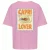 ONLY T-shirt met backprint – roze
